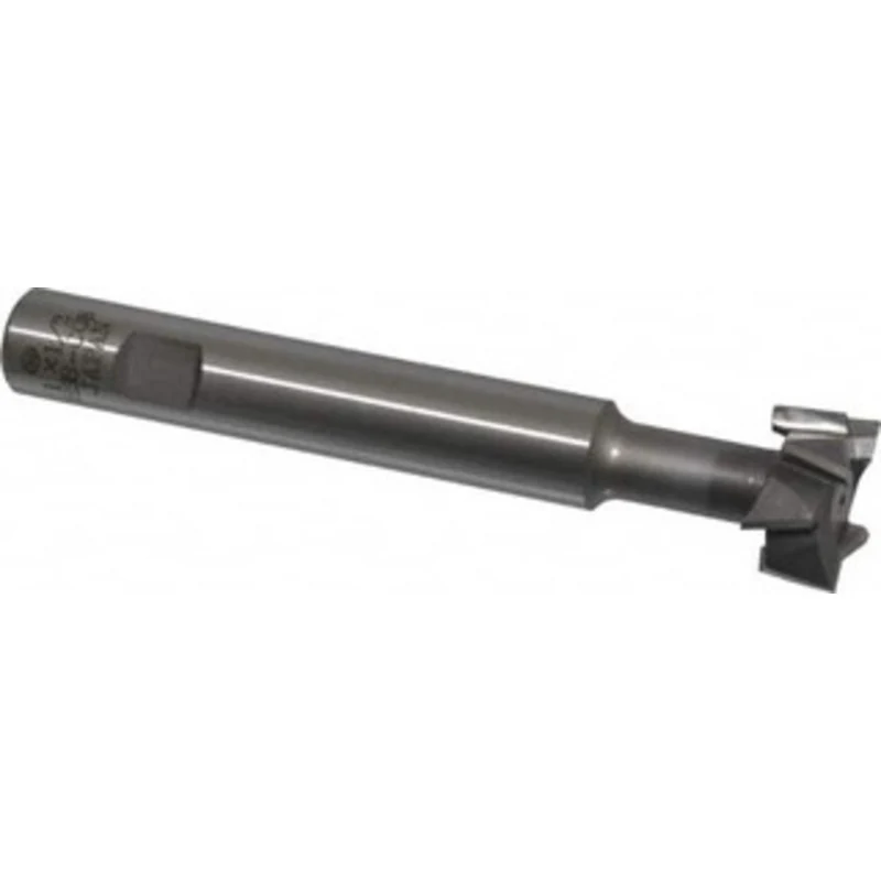 Made in USA 1 Diam, 1/2 Wide, High Speed Steel T-Slot Cutter 7/16 Neck Diam, 1 Neck Length, 5/8 Shank Diam, 4-15/16 O...